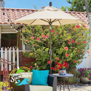 Abba Patio Apple-shaped Market Umbrella