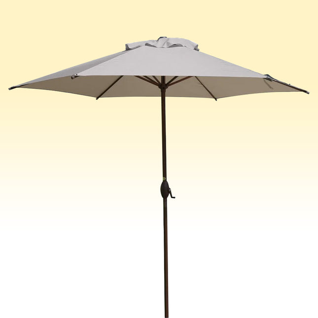 Lyon 2023| 9 Feet Patio Umbrella With Push Button Tilt and Crank