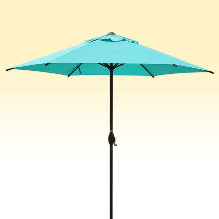 Lyon 2023| 9 Feet Patio Umbrella With Push Button Tilt and Crank