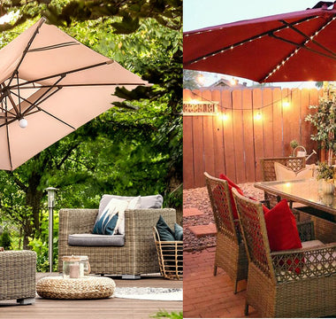 Brighten up Your Patio with Abba Patio’s Solar Umbrellas