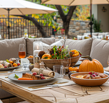 enjoy-fall-food-time-under-patio-umbrella