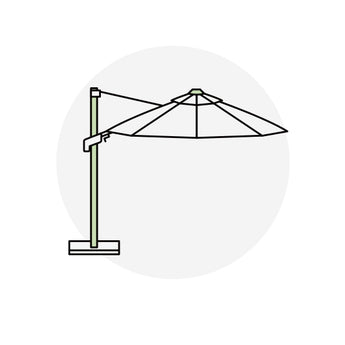 Cantilever Offset Umbrella