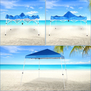 10 x 10 Easy-up Canopy with Slant Leg - Abba Patio