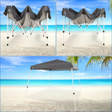 10x10 Slant-leg, Foldable Pop-up Canopy - Abba Patio