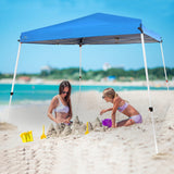 10x10 Slant-leg, Foldable Pop-up Canopy - Abba Patio