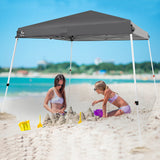 10x10 Slant-leg, Foldable Pop-up Canopy - Abba Patio