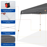 10x10 Slant-leg, Foldable Pop-up Canopy - Abba Patio