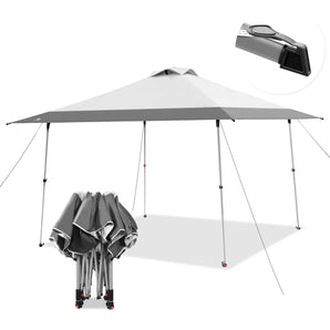 13 x 13 Pop-up Outdoor Canopy | Large Space with 4-wheel Portability - Abba Patio