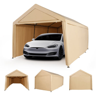Canopy Carport | 8 Legs with All Close