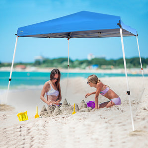 10x10 Slant-leg, Foldable Pop-up Canopy