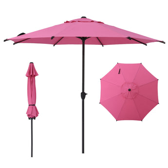 lb international patio umbrella pink 31364118 Boxhill Palm Springs Items Included Patio Umbrellas For Tables Pink