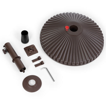 abba patio market umbrella base Abba Patio Round Base for Market Umbrella