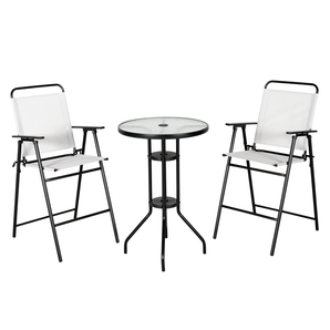 Abba Patio Outdoor 3-Piece Bistro Set