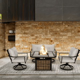 4-piece Outdoor Fire Pit Set - Abba Patio