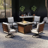 4-piece Outdoor Fire Pit Set - Abba Patio