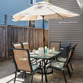 abba patio 9x11 umbrella Lyon 2023| 9 Feet Patio Umbrella With Push Button Tilt and Crank – Abba Patio