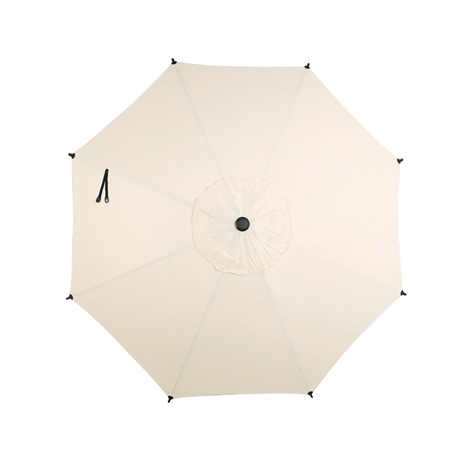 abba patio replacement umbrella 8-ribs Umbrella Canopy Replacement for Lyon 9FT Gray