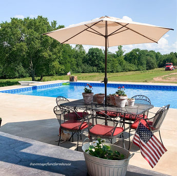 abba patio 9 umbrella Lyon 2023| 9 Feet Patio Umbrella With Push Button Tilt and Crank – Abba Patio