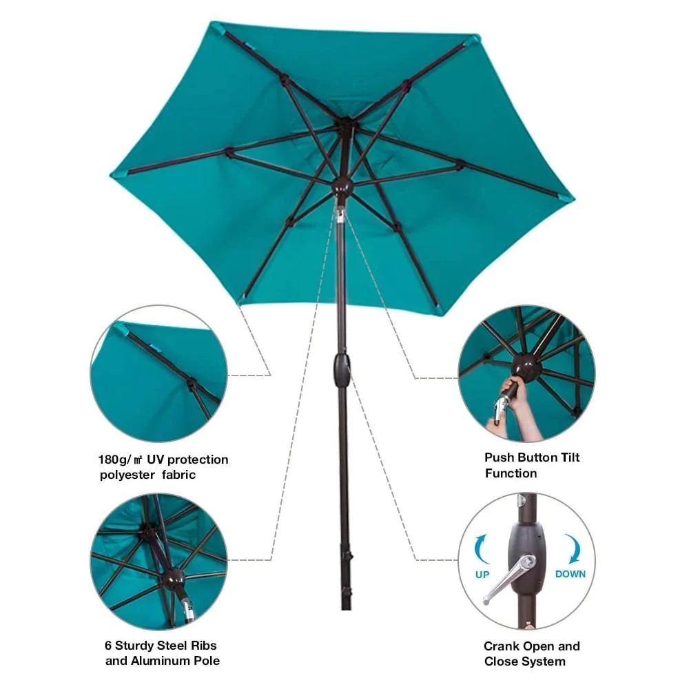 Abba Patio Apple-shaped Market Umbrella
