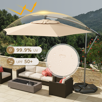 abba patio umbrella stand 7.5FT Lyon Outdoor Patio Outdoor Table Umbrella with Push Button Tilt and Crank Market Umbrella 6 Sturdy Ribs UV Protection Waterproof for Garden Deck Backyard Pool Grey Transform your outdoor poolside dining area into a luxurious Abba Patio Compact Base for
