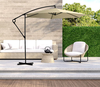 home zone living 10ft offset cantilever patio umbrella Valencia 10ft Cantilever Umbrella