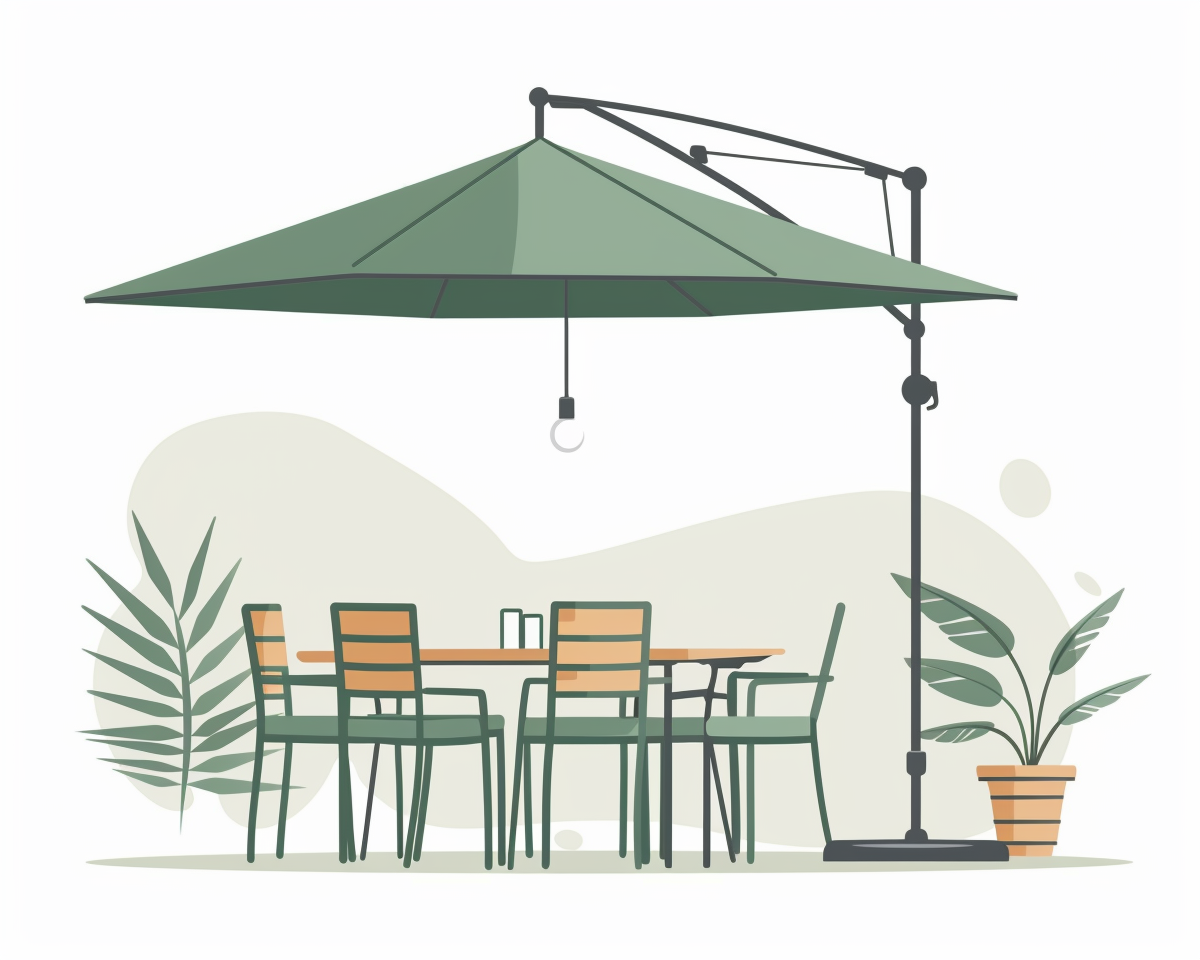 10 Feet Cantilever Umbrellas Mystery Box Abba Patio