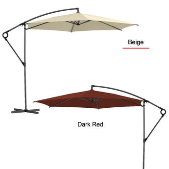 abba patio jeavy duty cantilever umbrella Valencia 10ft Cantilever Umbrella