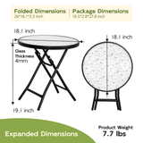 Abba Patio Foldable Side Table for Any Space - Abba Patio