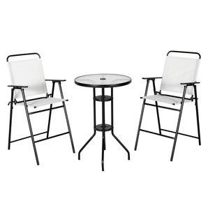 Abba Patio Outdoor 3-Piece Bistro Set - Abba Patio