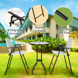 Abba Patio Outdoor 3-Piece Bistro Set - Abba Patio