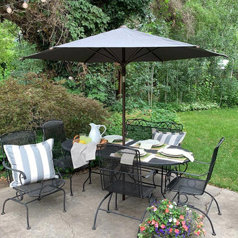 abba patio 9 ft market aluminum umbrella Abba Patio Table Market Umbrella