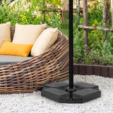 Bundle | Dining Table & Vienna Cantilever Umbrella with Base - Abba Patio