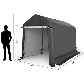 Carports | 6 Legs All Close with Strengthen Tube - Abba Patio
