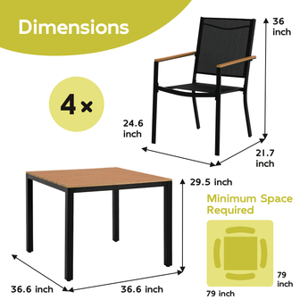 Dining Table Set | Modern, Easy & Durable - Abba Patio