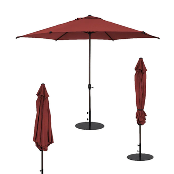 11' red patio umbrella Lyon Classic