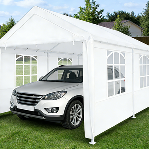 Carport | 8 Legs with PVC Windows