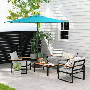Lyon | 11ft Market Patio Umbrella - Abba Patio