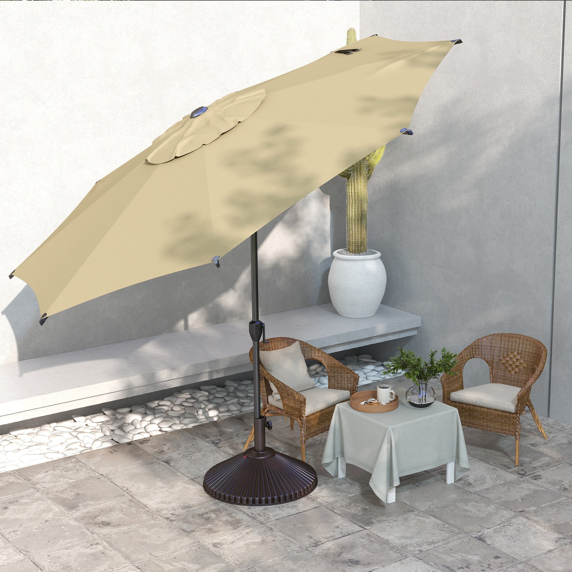 Lyon | 9ft Market Umbrella - Abba Patio