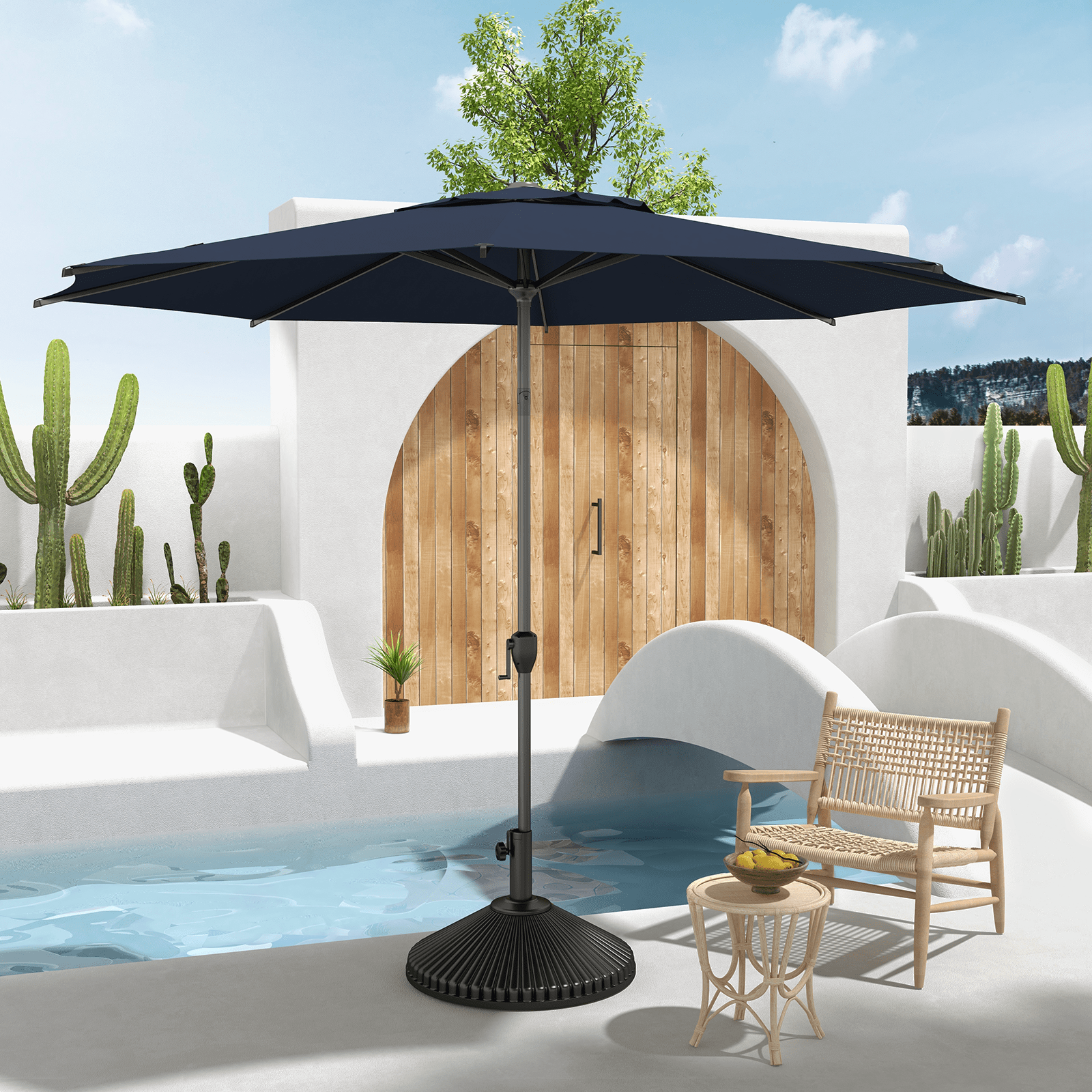 Lyon | 9ft Market Umbrella - Abba Patio