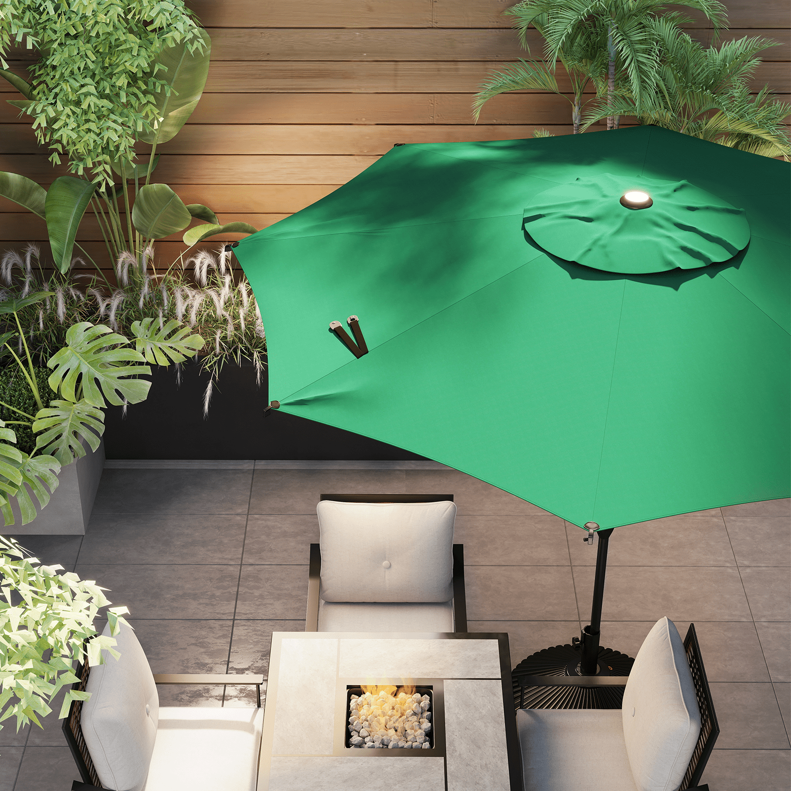 Lyon | 9ft Market Umbrella - Abba Patio