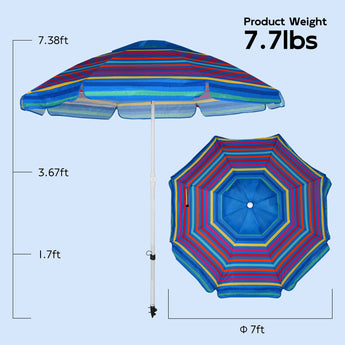 abba patio beach umbrella Dytona Steel Base for Market a perfect blend of style and functionality for your patio 7-5ft-patio-umbrella Abba Patio