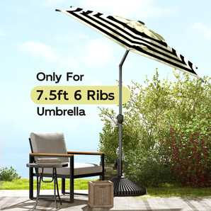 abba patio replacement umbrella Lyon Cover For 90" Market Color: Red and water Replacement Canopy for Abba Patio