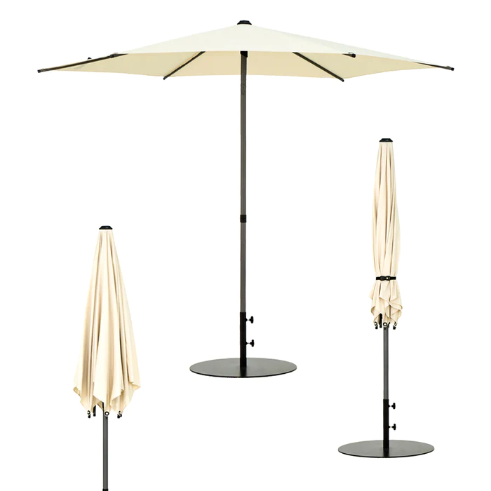 abba patio umbrella solar Oslo Market Umbrella
