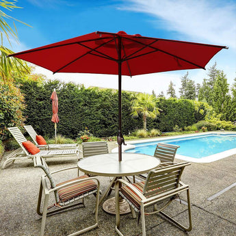 abba 9 ft patio umbrella Lyon 2023| 9 Feet Patio Umbrella With Push Button Tilt and Crank – Abba Patio