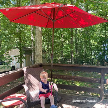 abba patio 9 umbrella Lyon 2023| 9 Feet Patio Umbrella With Push Button Tilt and Crank – Abba Patio