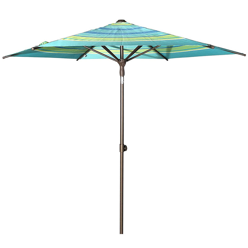 Sorara 9 Feet Striped Table  Umbrella (6 Ribs)