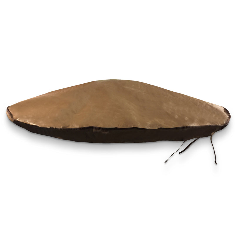 Round Fire Pit Cover Waterproof, 58-Inch