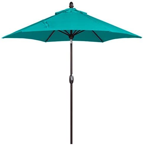 Sorara 9 Feet Market Umbrella with Push Button Tilt & Crank (Cover Included)