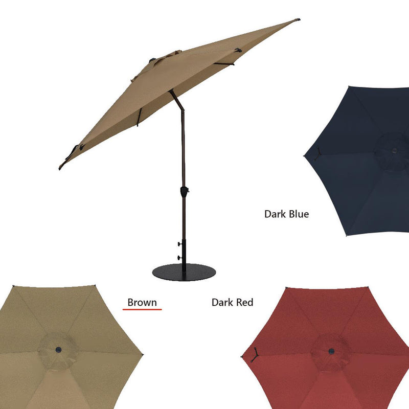 Sorara 11 Feet Outdoor Patio Umbrella - 6 Ribs
