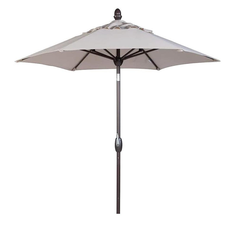 Abba Patio 7.5 Feet Market Umbrella with Push Button Tilt & Crank (Cover Included)